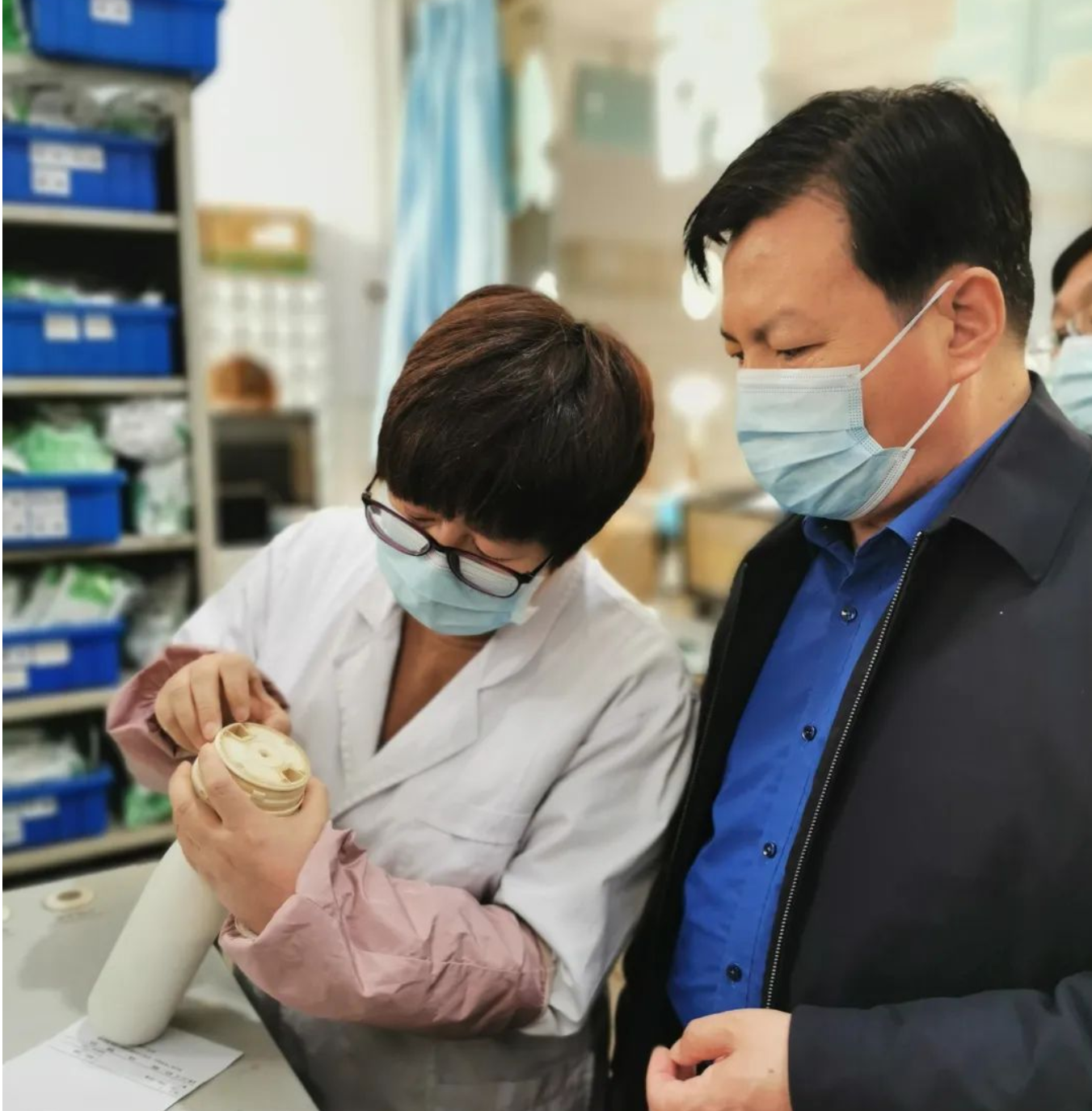 三医智酷到辛集市第一医院指导工作