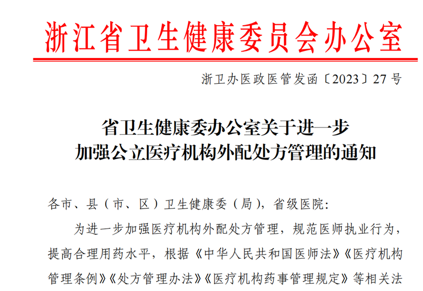 即将严查！卫健委发文：整顿院外处方，医生不能钦点药店，明年将全省飞检！
